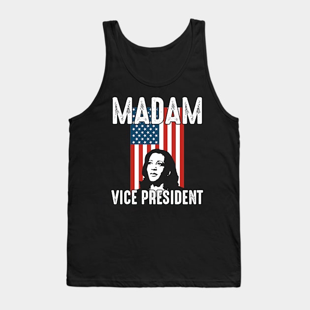 Madam Vice President Kamala Harris 2020 Tank Top by Metal Works